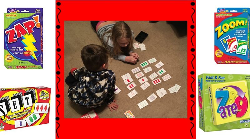 Math card games can turn homework into family game night!